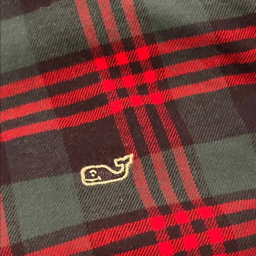Vineyard Vines Men's Plaid Shirt - Blue, Green and Red